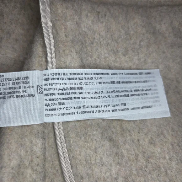 Abercrombie Wool Blend Blazer Jacket XXS - Picture 5 of 9